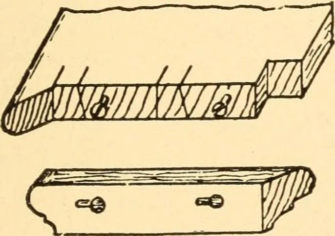 An illustration from Common-sense stair building and handrailing, 1903, leaf 128