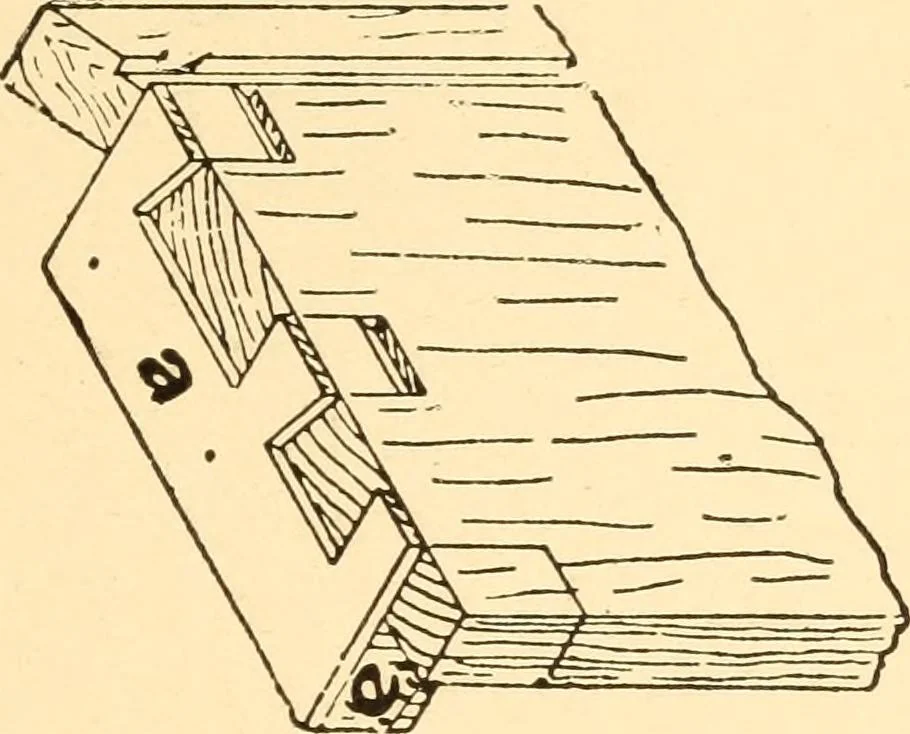 An illustration from Common-sense stair building and handrailing, 1903, leaf 130