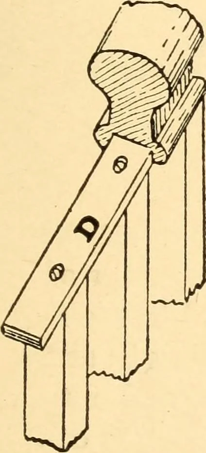 An illustration from Common-sense stair building and handrailing, 1903, leaf 130