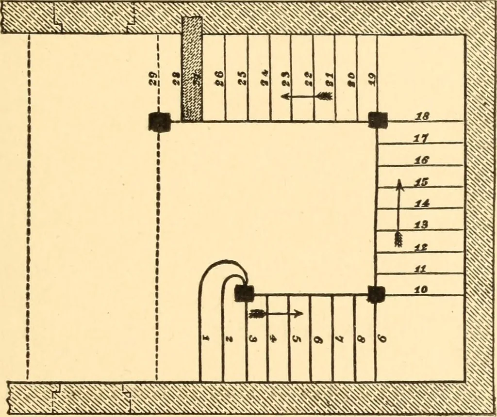 An illustration from Common-sense stair building and handrailing, 1903, leaf 136