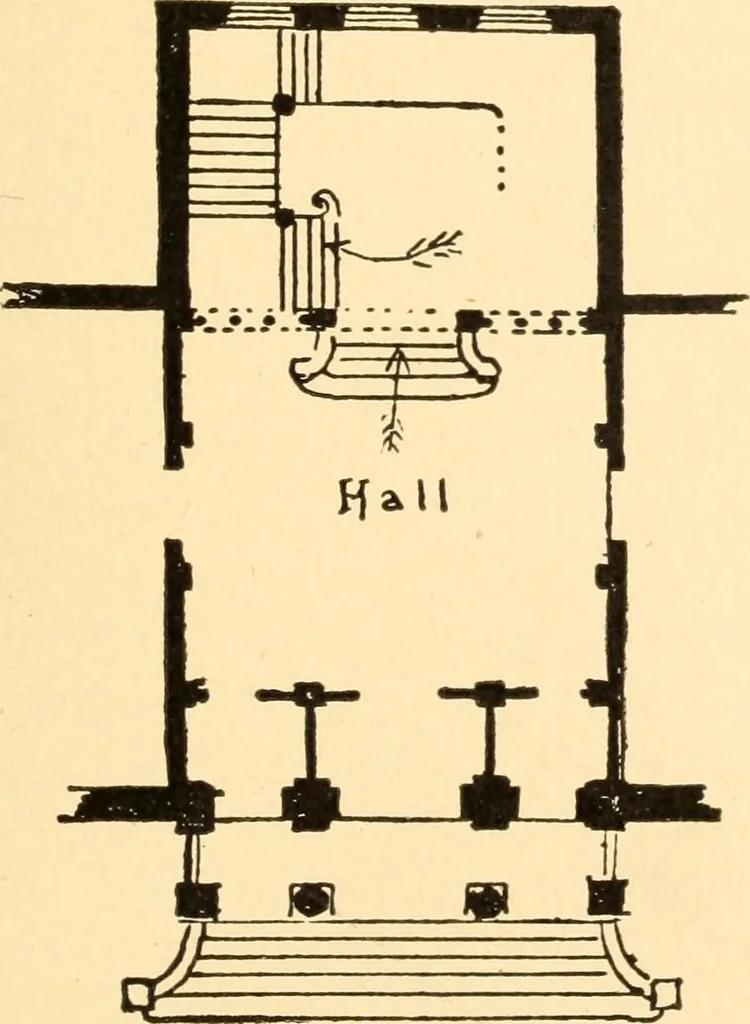 An illustration from Common-sense stair building and handrailing, 1903, leaf 138