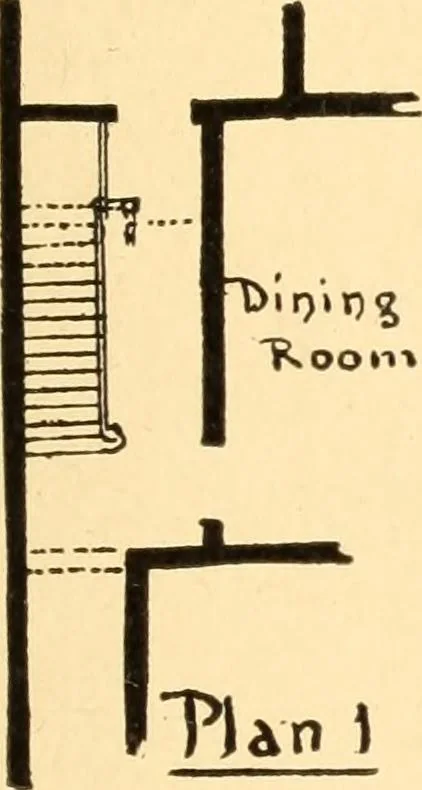 An illustration from Common-sense stair building and handrailing, 1903, leaf 140