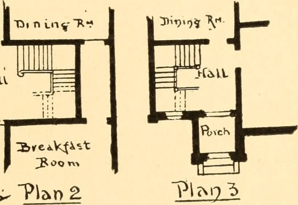 An illustration from Common-sense stair building and handrailing, 1903, leaf 140