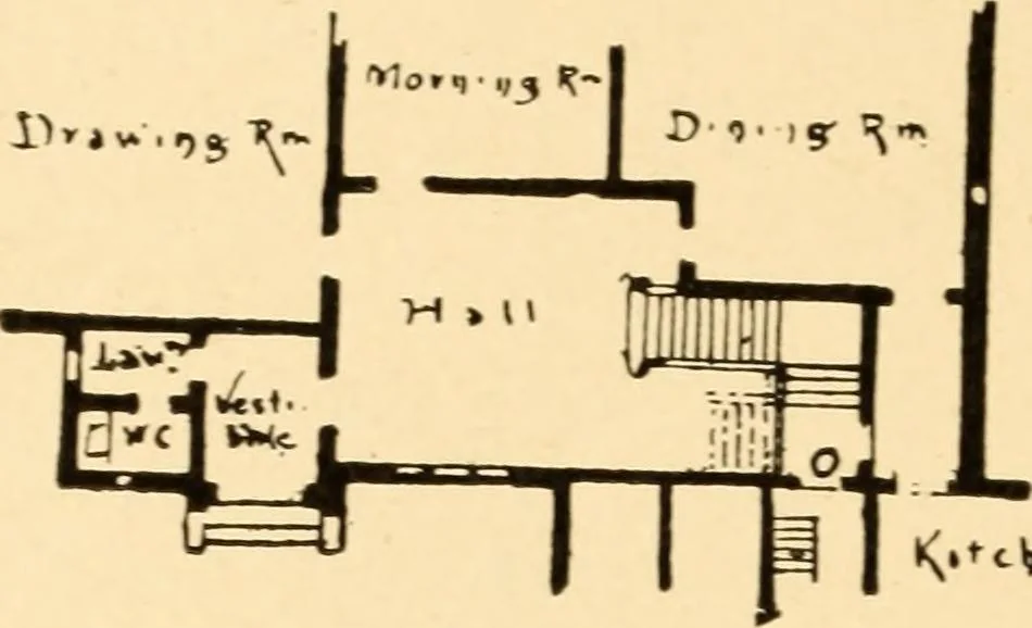 An illustration from Common-sense stair building and handrailing, 1903, leaf 141