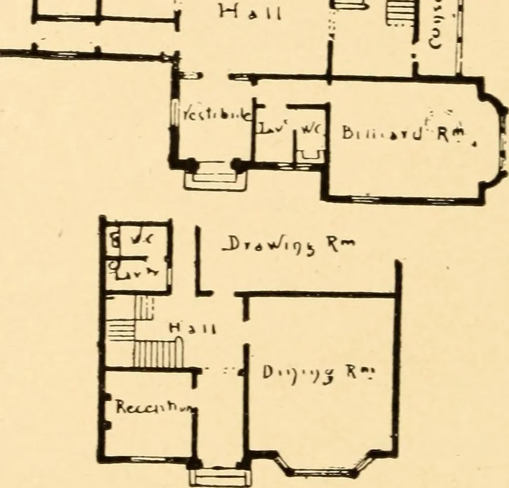 An illustration from Common-sense stair building and handrailing, 1903, leaf 141