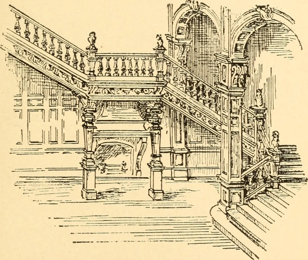 An illustration from Common-sense stair building and handrailing, 1903, leaf 142