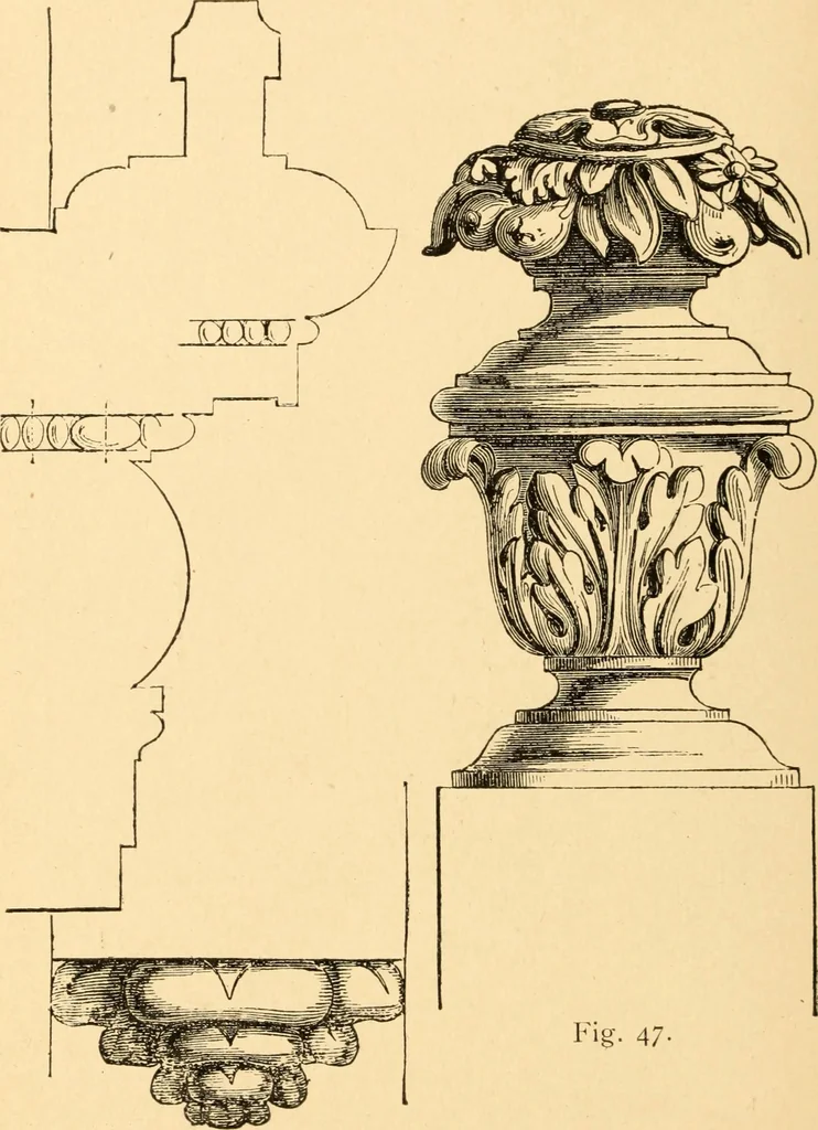 An illustration from Common-sense stair building and handrailing, 1903, leaf 147