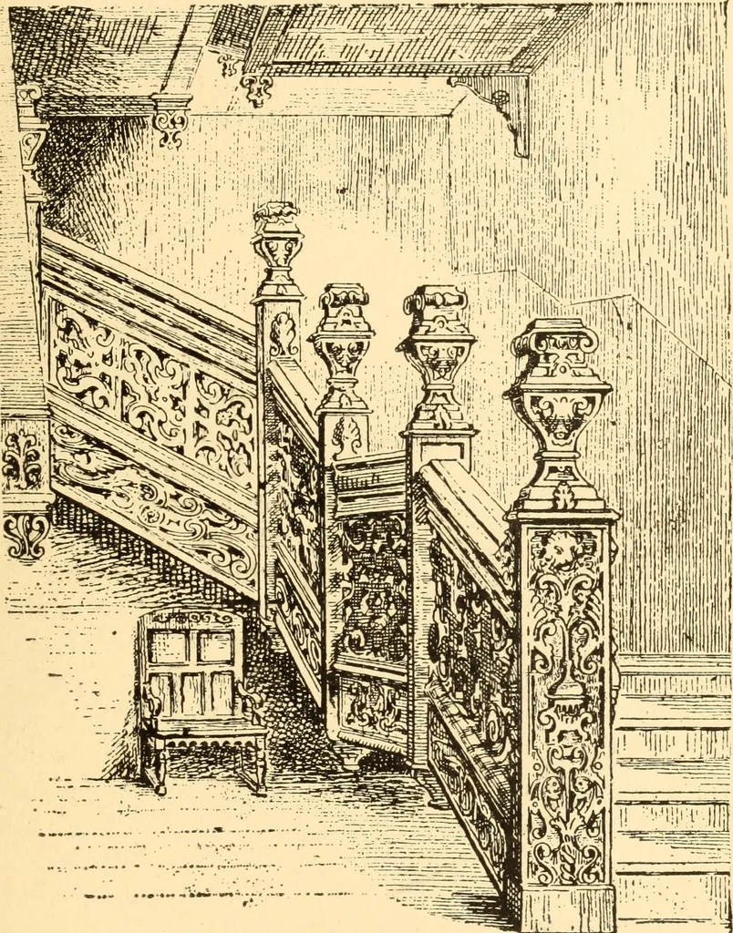 An illustration from Common-sense stair building and handrailing, 1903, leaf 148