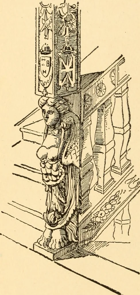 An illustration from Common-sense stair building and handrailing, 1903, leaf 149