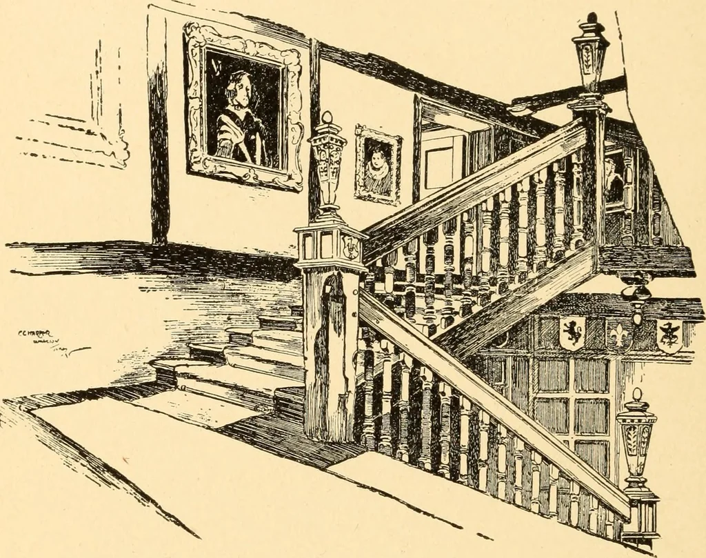 An illustration from Common-sense stair building and handrailing, 1903, leaf 157