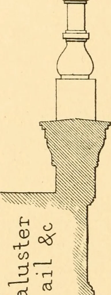 An illustration from Common-sense stair building and handrailing, 1903, leaf 161