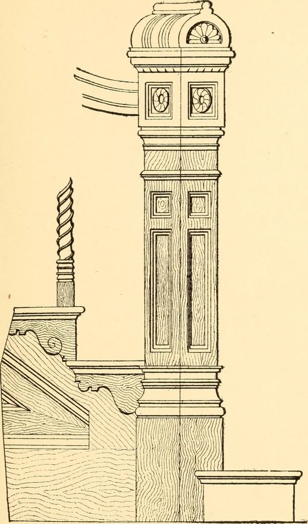 An illustration from Common-sense stair building and handrailing, 1903, leaf 162