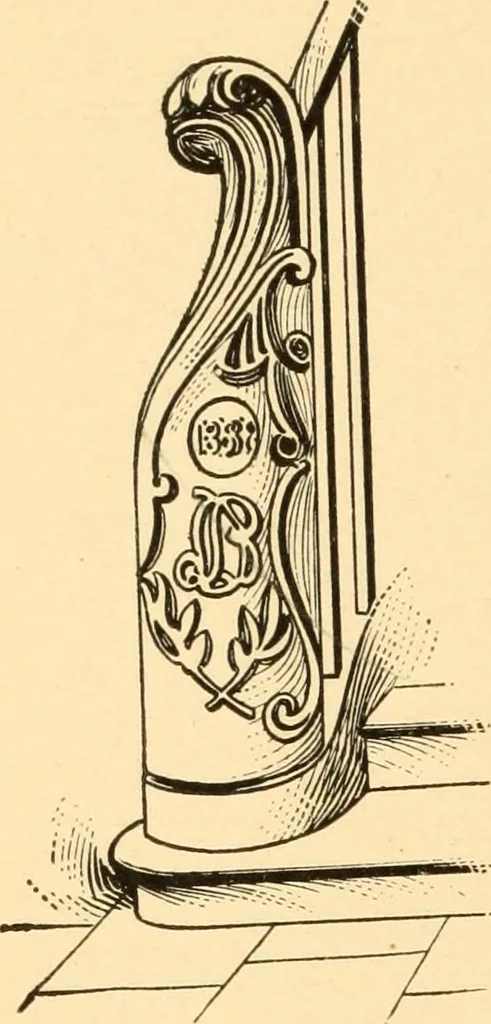 An illustration from Common-sense stair building and handrailing, 1903, leaf 169