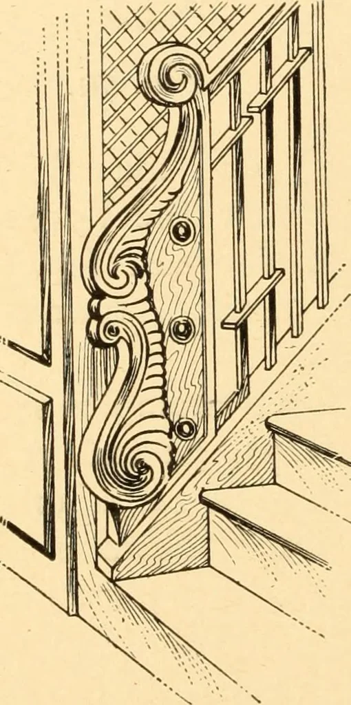 An illustration from Common-sense stair building and handrailing, 1903, leaf 169