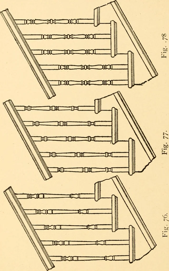 An illustration from Common-sense stair building and handrailing, 1903, leaf 171