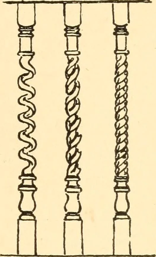 An illustration from Common-sense stair building and handrailing, 1903, leaf 172