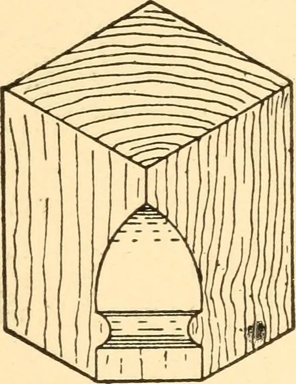 An illustration from Common-sense stair building and handrailing, 1903, leaf 174