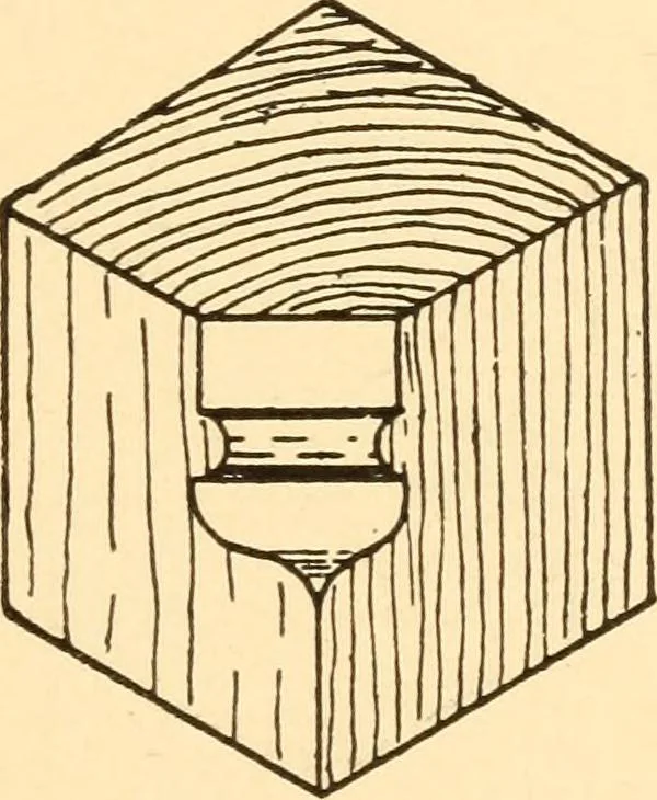 An illustration from Common-sense stair building and handrailing, 1903, leaf 174