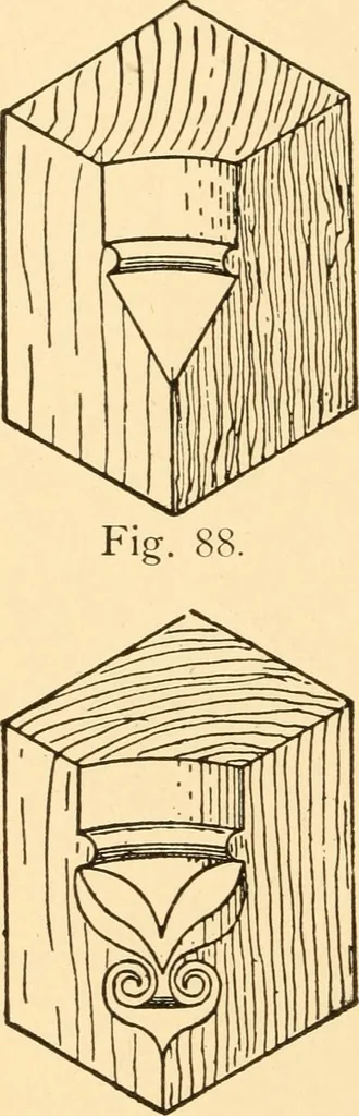 An illustration from Common-sense stair building and handrailing, 1903, leaf 175