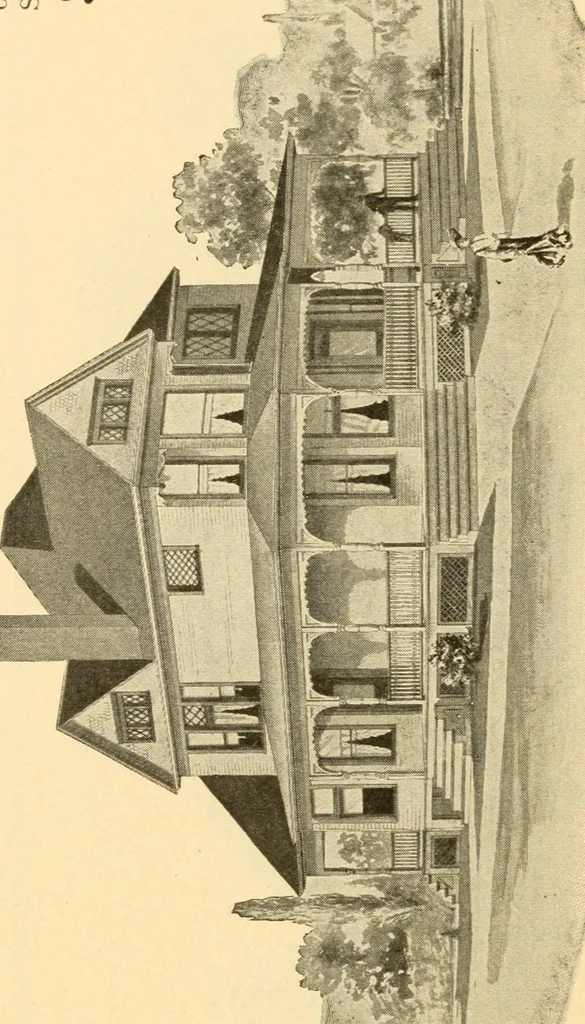 An illustration from Common-sense stair building and handrailing, 1903, leaf 209