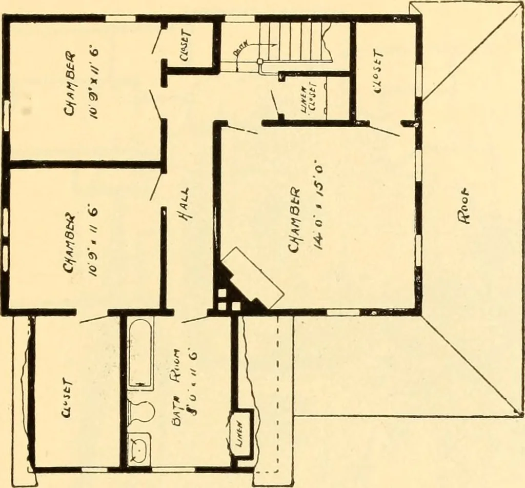 An illustration from Common-sense stair building and handrailing, 1903, leaf 216