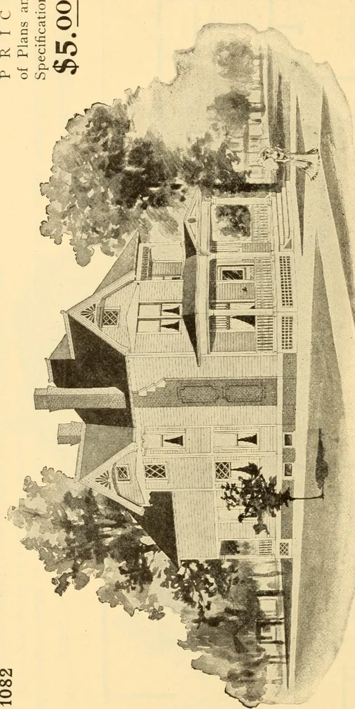 An illustration from Common-sense stair building and handrailing, 1903, leaf 217