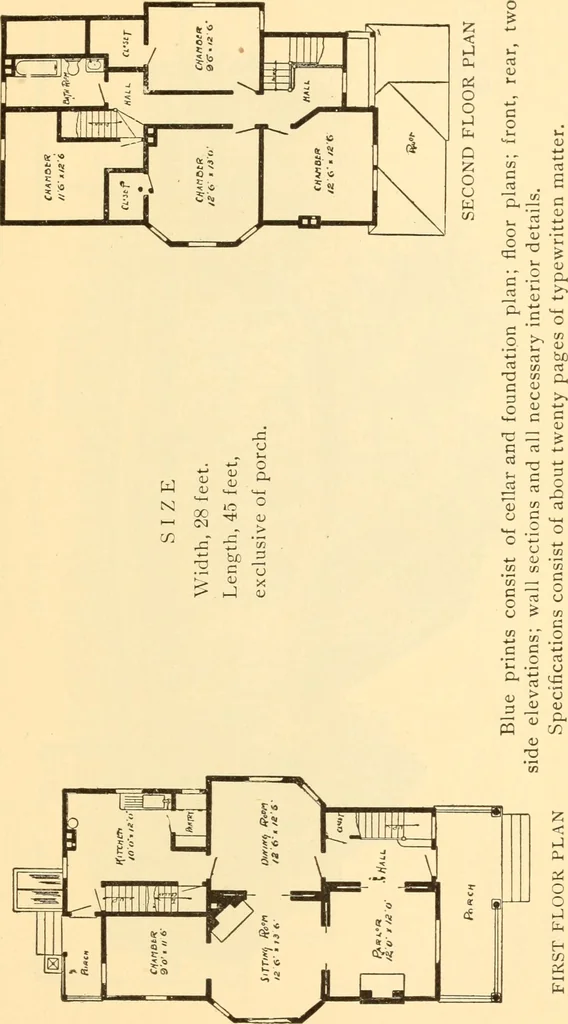 An illustration from Common-sense stair building and handrailing, 1903, leaf 218