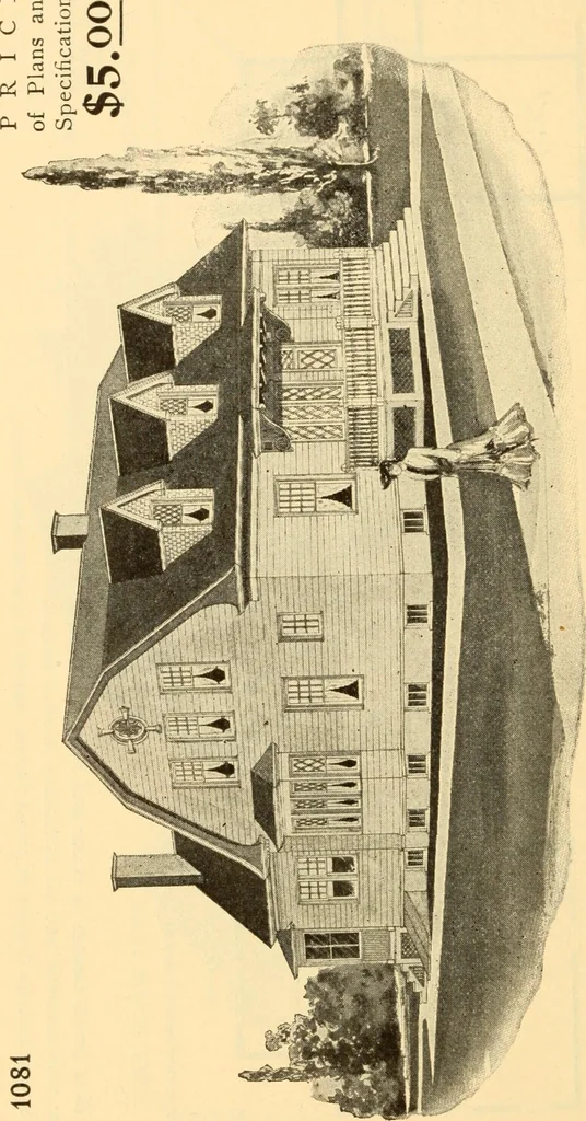 An illustration from Common-sense stair building and handrailing, 1903, leaf 221