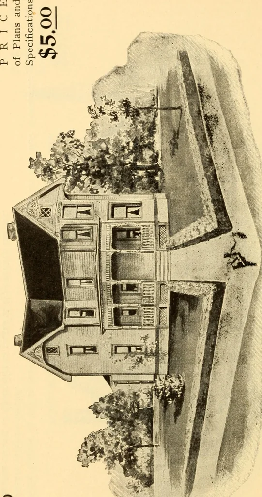 An illustration from Common-sense stair building and handrailing, 1903, leaf 223