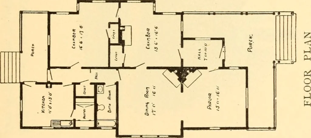 An illustration from Common-sense stair building and handrailing, 1903, leaf 226