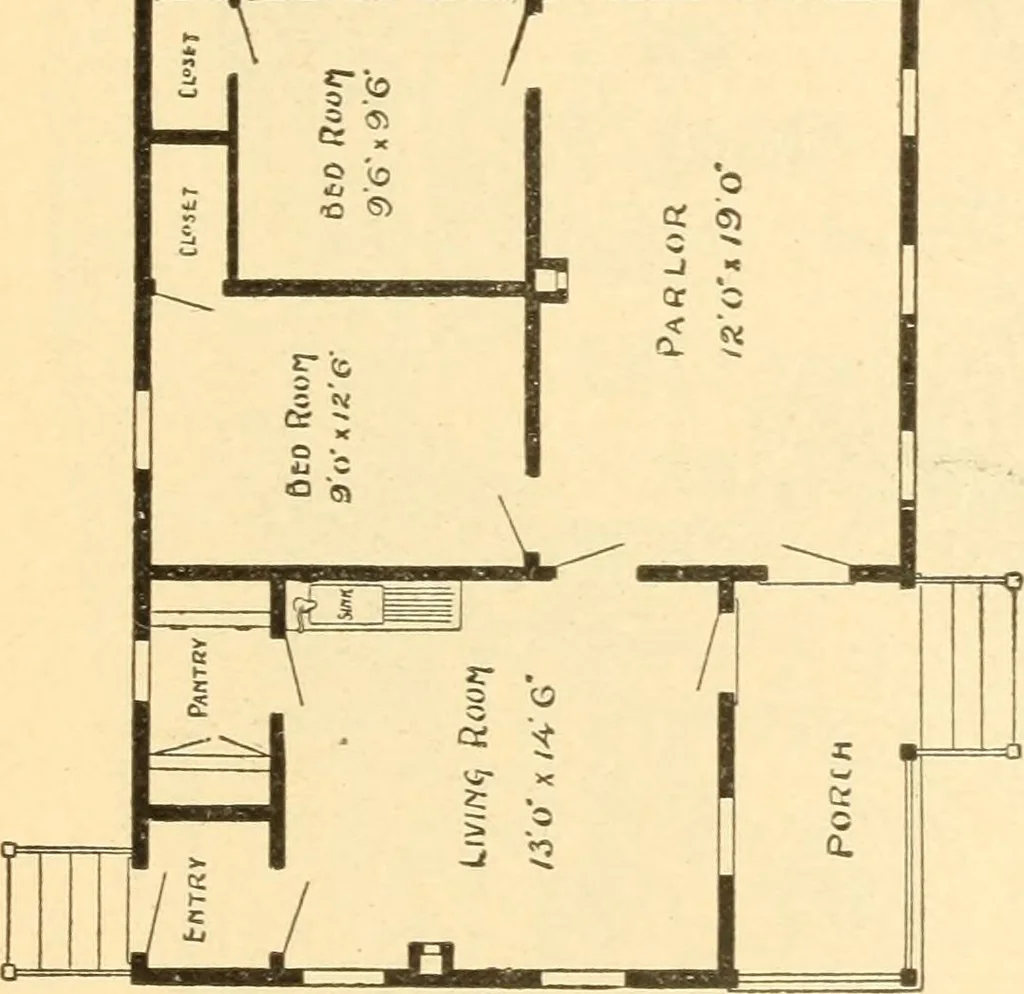 An illustration from Common-sense stair building and handrailing, 1903, leaf 228