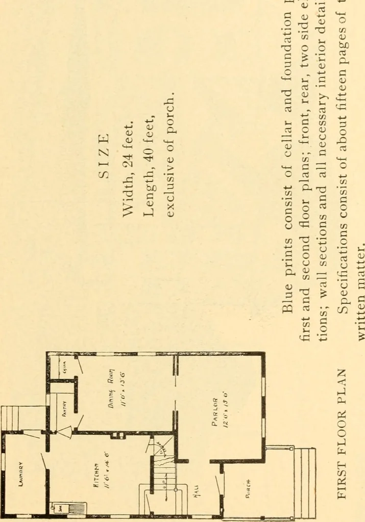 An illustration from Common-sense stair building and handrailing, 1903, leaf 230
