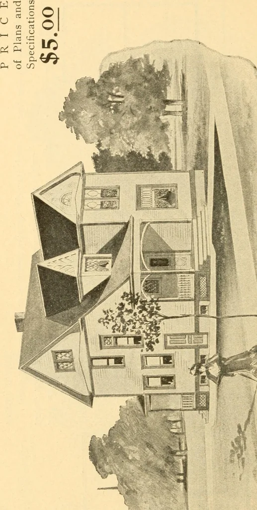An illustration from Common-sense stair building and handrailing, 1903, leaf 231