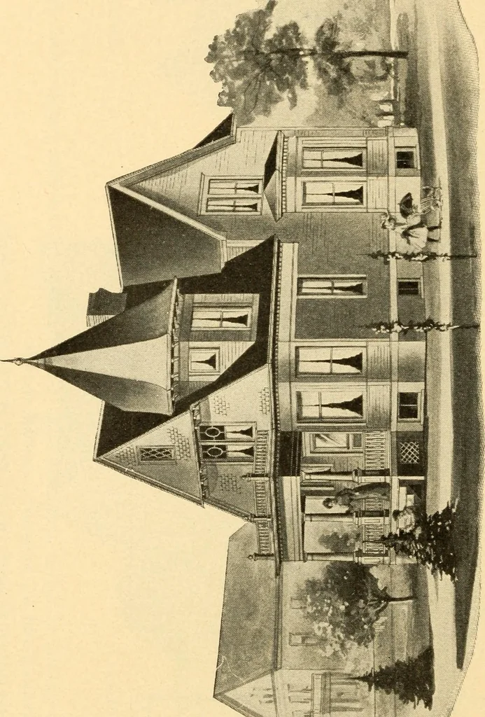 An illustration from Common-sense stair building and handrailing, 1903, leaf 245