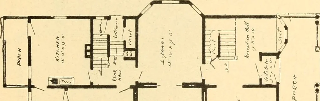 An illustration from Common-sense stair building and handrailing, 1903, leaf 248