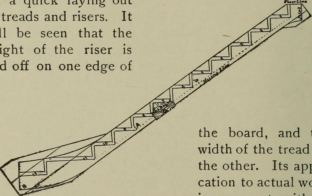 An illustration from Common-sense stair building and handrailing .., 1913, leaf 117