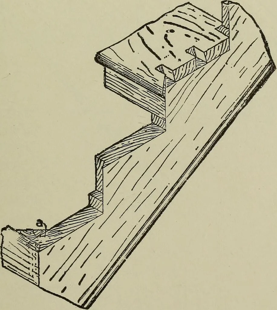 An illustration from Common-sense stair building and handrailing .., 1913, leaf 120