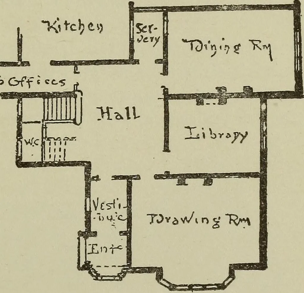 An illustration from Common-sense stair building and handrailing .., 1913, leaf 136