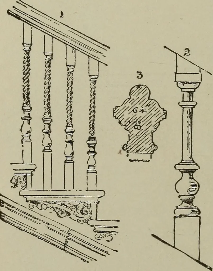 An illustration from Common-sense stair building and handrailing .., 1913, leaf 149