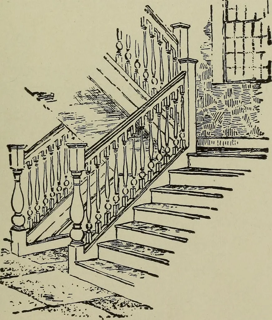 An illustration from Common-sense stair building and handrailing .., 1913, leaf 150