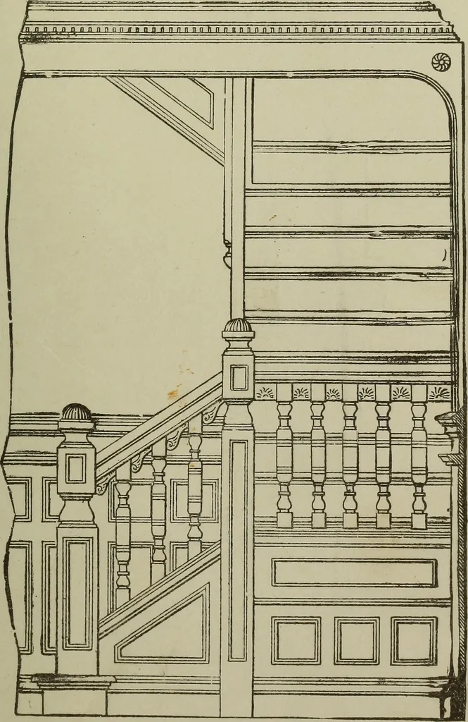 An illustration from Common-sense stair building and handrailing .., 1913, leaf 154
