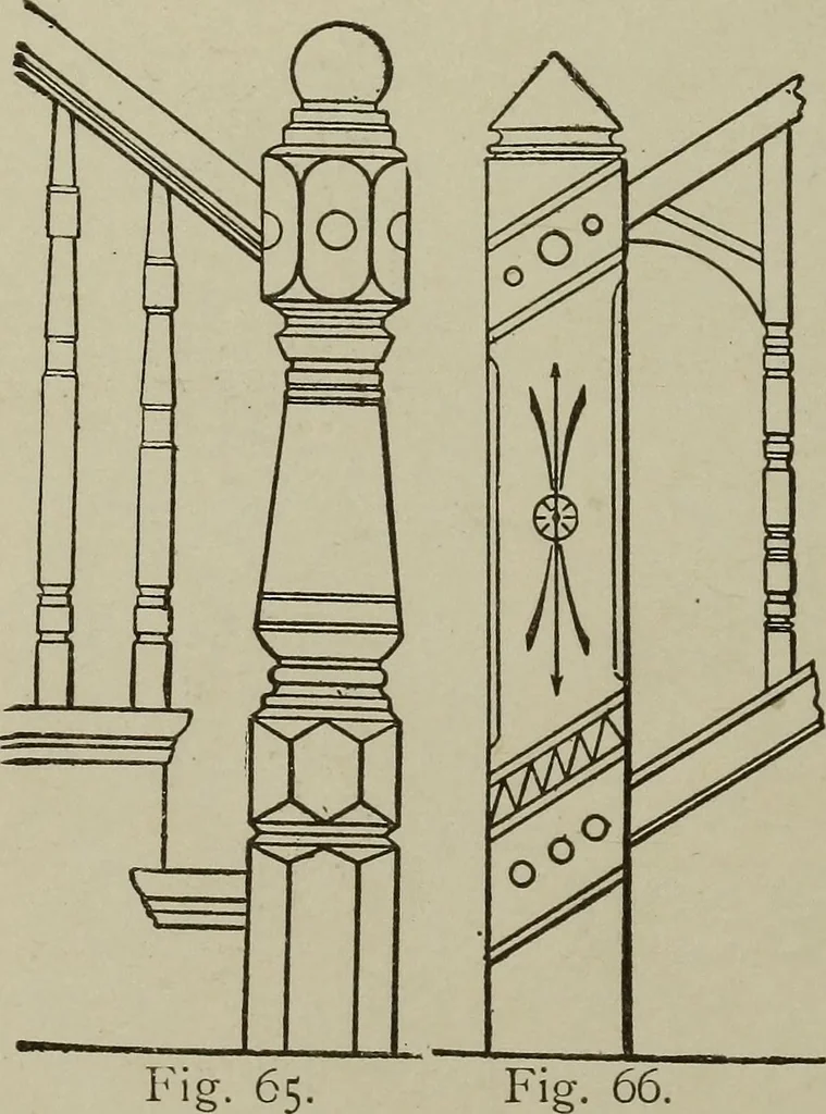 An illustration from Common-sense stair building and handrailing .., 1913, leaf 159