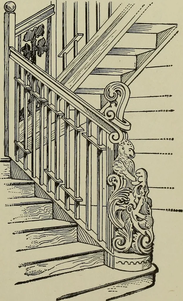 An illustration from Common-sense stair building and handrailing .., 1913, leaf 164
