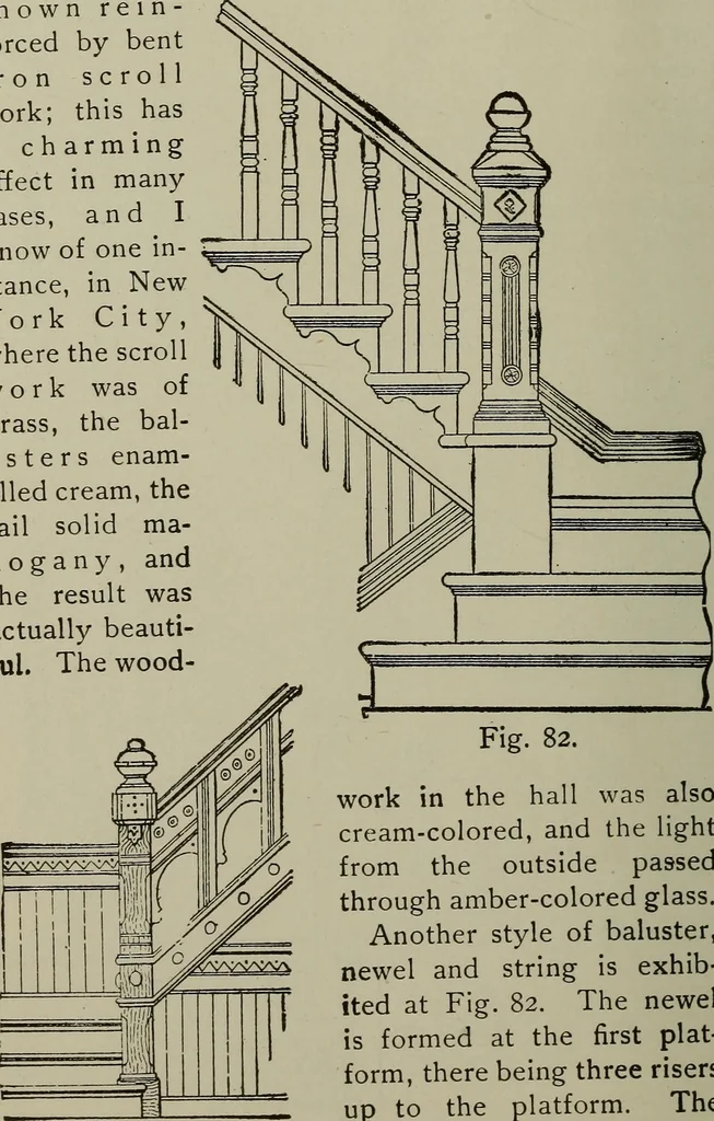 An illustration from Common-sense stair building and handrailing .., 1913, leaf 167