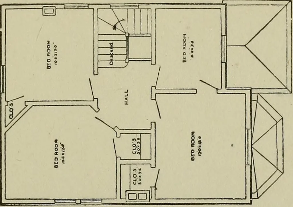 An illustration from Common-sense stair building and handrailing .., 1913, leaf 202