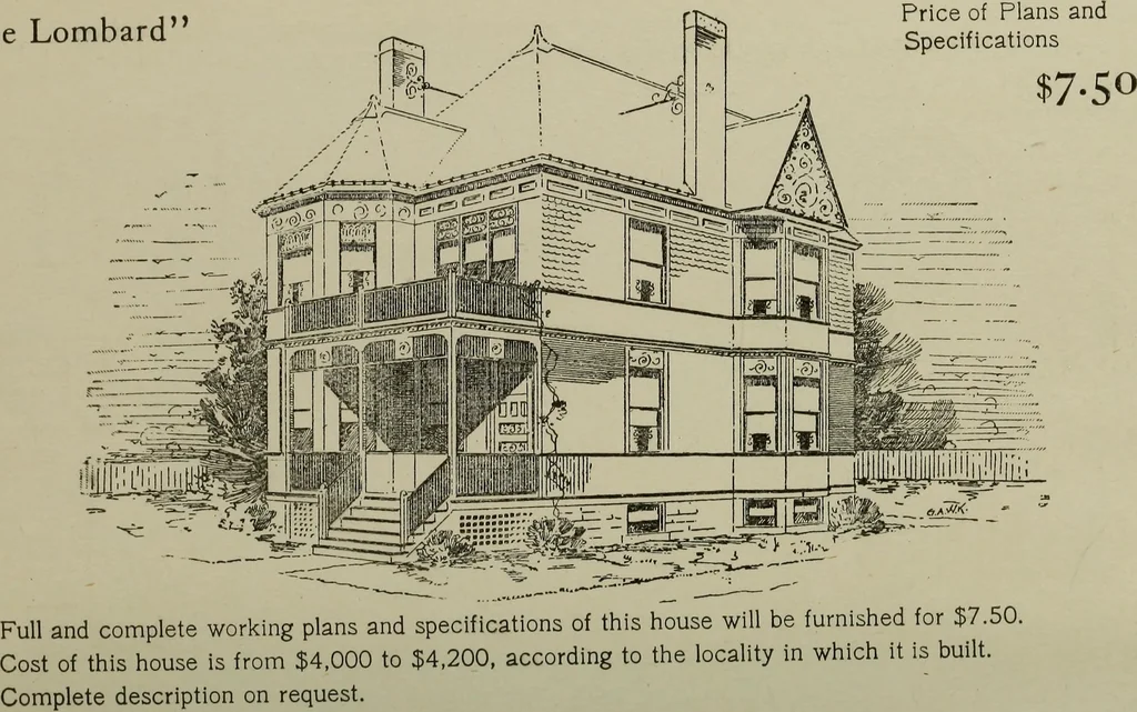 An illustration from Common-sense stair building and handrailing .., 1913, leaf 205
