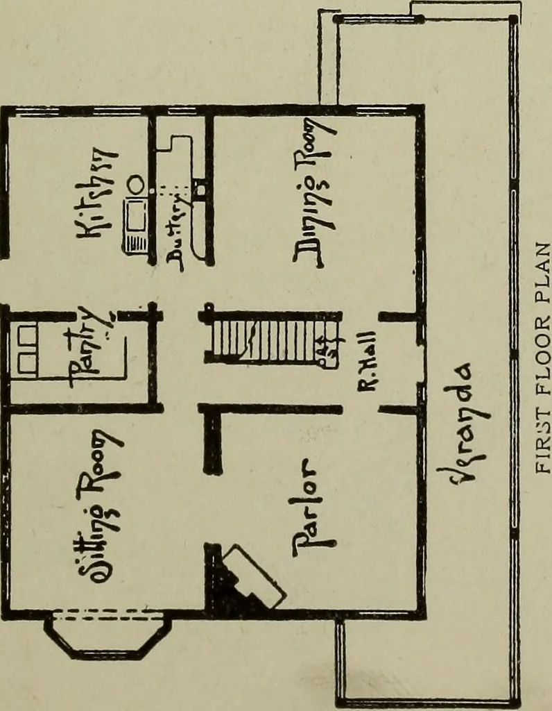 An illustration from Common-sense stair building and handrailing .., 1913, leaf 218