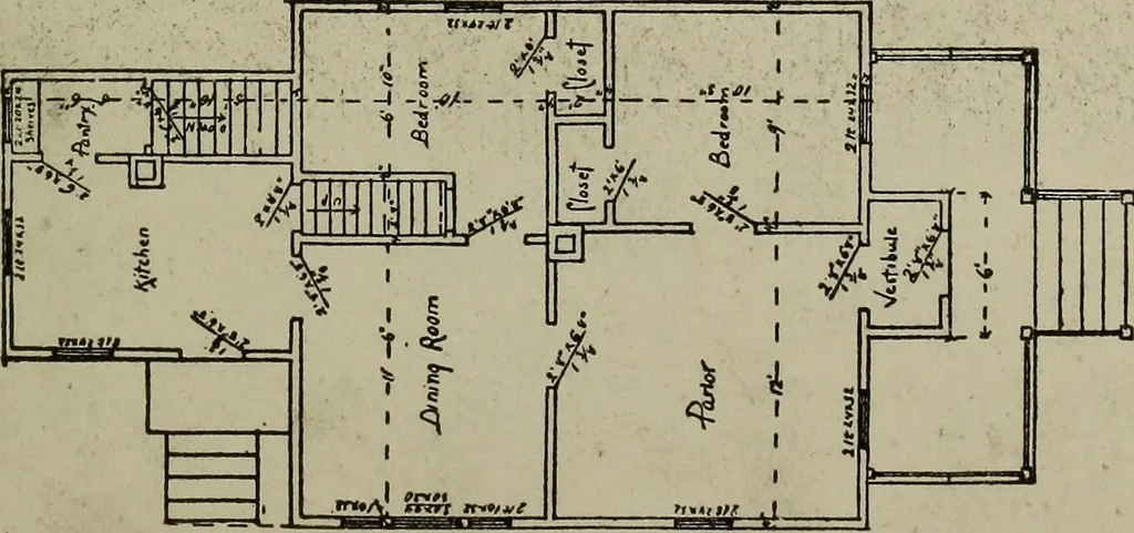An illustration from Common-sense stair building and handrailing .., 1913, leaf 222
