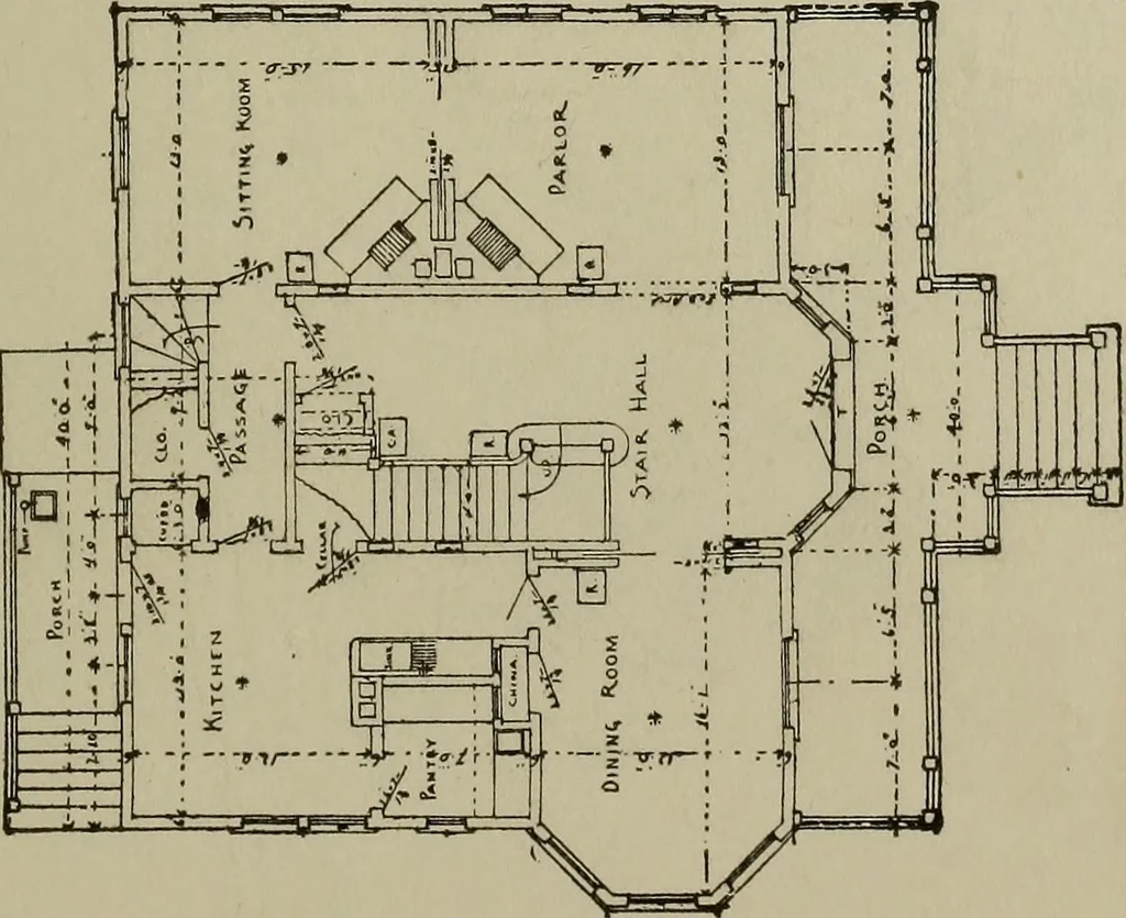 An illustration from Common-sense stair building and handrailing .., 1913, leaf 232