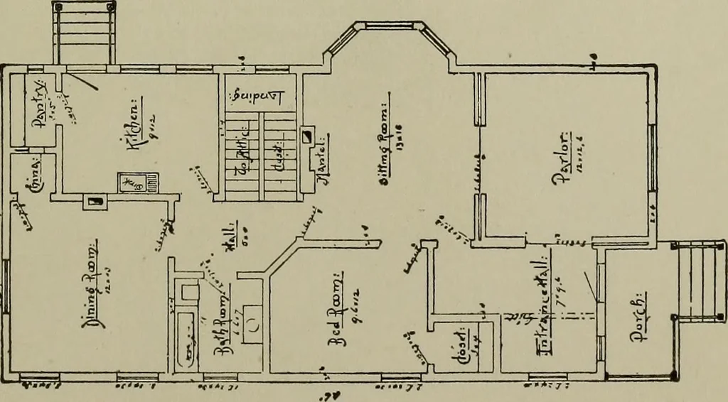 An illustration from Common-sense stair building and handrailing .., 1913, leaf 234